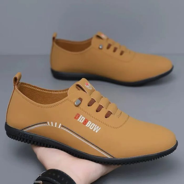 Anti Slip Walking Style Breathable Lace up Casual Men's Sneakers - Image 8
