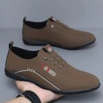 Anti Slip Walking Style Breathable Lace up Casual Men's Sneakers - Image 7