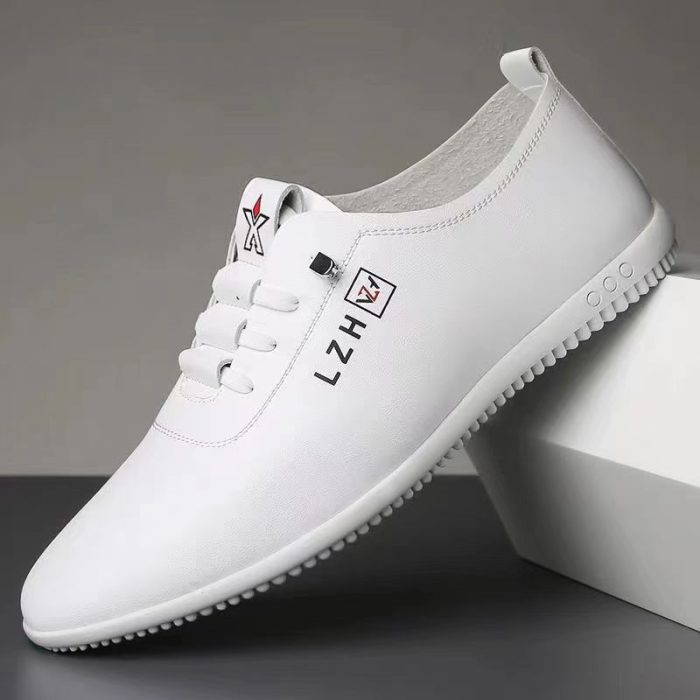 Anti Slip Walking Style Breathable Lace up Casual Men's Sneakers - Image 3